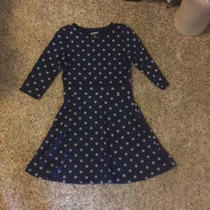 Polka Dot, Navy Dress